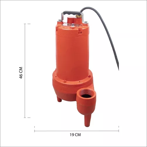 BOMBA SUMERGIBLE DE 2HP PARA AGUA SUCIA