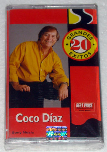 Coco Diaz - 20 Grandes Exitos - Cassette Sellado / Kktus