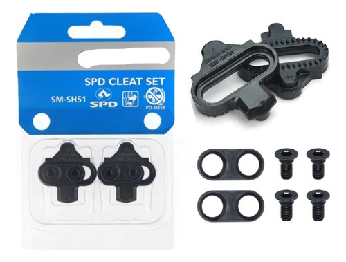 Placas Calas Clips Shimano Spd Sm-sh51 Bicicleta Mtb + Llave