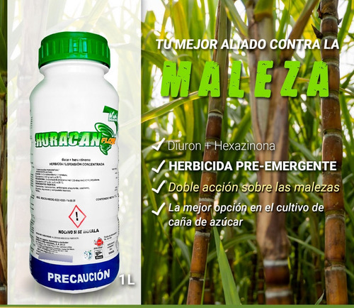 Huracan Flow 1l (diuron+hexazinona) Selectivo Para Caña