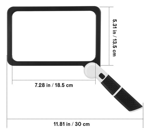 Nuevo Lupa Anciano Con Lupas Led