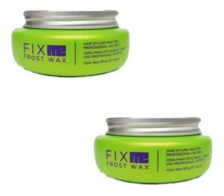 Cera Gel Para Estilizar Frost Wax Fix Me Kuul 100gr 2 Piezas