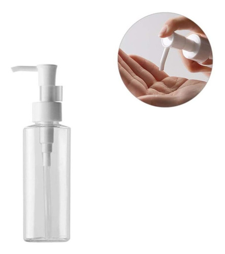 Envase Frasco Con Válvula Para Alcohol En Gel 100 Ml