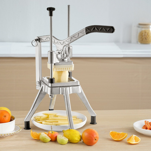 Cortadora Picadora Comercial Verduras Acero Inoxidable Vevor Plateado