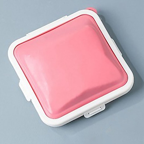 3 Caja De Almuerzo Para Microondas Estuche De Rosa