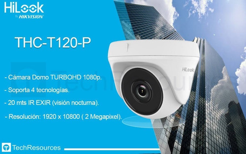 Camara Bullet Exterior Metal Hikvision Multi Formato 2.8mm