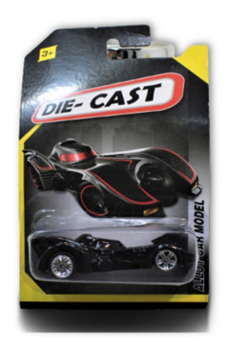 Carrito Coleccionable A Escala 1:64  Batman Batimovil