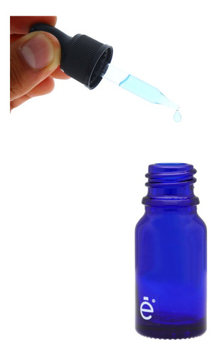 Frasco Gotero 5 Ml Vidrio Pipeta Cristal Estándar 10pz
