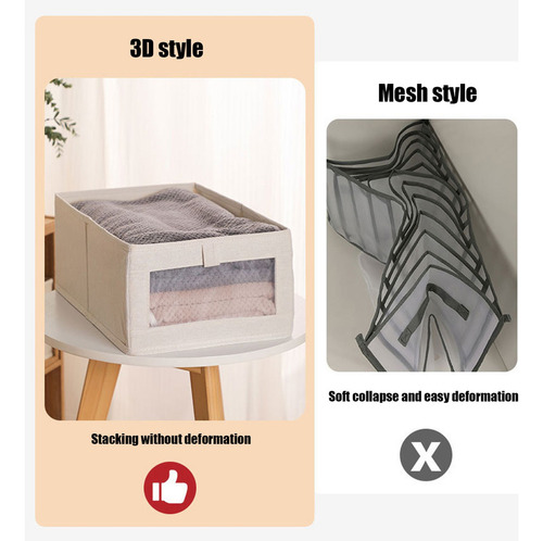 Organizador De Cajones De Almacenamiento De Ropa En Forma De