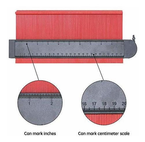 Tools Medidor Contorno Tamaño Grande 2 Unidad 12,7