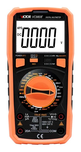 Multitester Digital Vc890c, Detector De Voltaje Sin Contacto