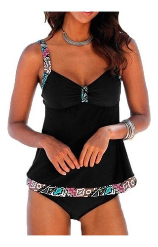 Gift Oversized V-neck Two-piece Swimsuit