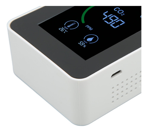 Detector De Dióxido De Carbono Usb Charging Tvoc Sensor Semi