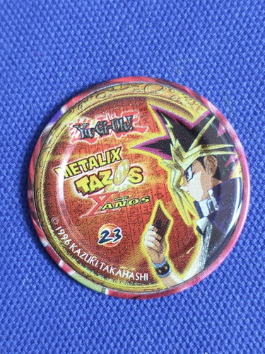 Yu Gi Oh Metalix Tazos X Años #23 1996 Beta The Magnet Warri (Usado)