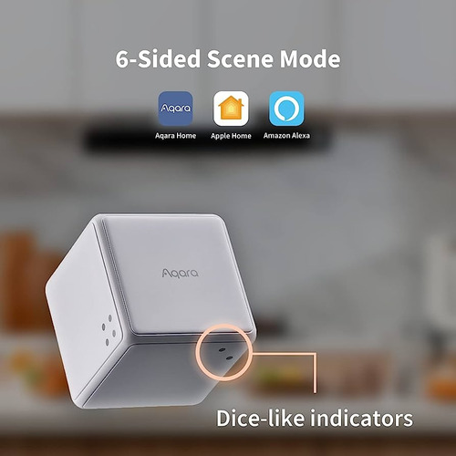 Imagen 4 de 5 de Aqara Cubo T1 Pro Controlador Inalámbrico Homekit & Alexa