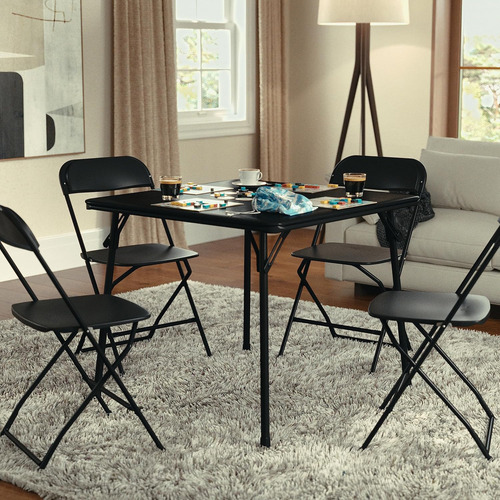 Mesa Plegable Negra Para Juegos De Mesa