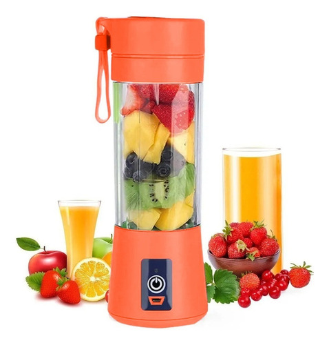 . Mini Vaso Licuadora Procesadora Portatil Usb Recargable