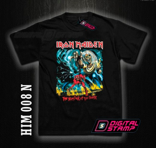 Remeras Iron Maiden Heavy Metal 08 The Number Of The Beast