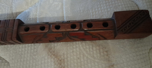 Imagen 3 de 8 de P06t Instrumento Tallado Madera Ideal Coleccionista $3000