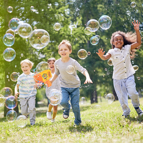Bazooka Bubble Machine Con 45 Agujeros De Burbujas