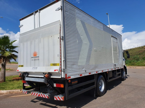 Ford Cargo 1319 Toco Ano 2014 Baú Plataforma Hidráulica