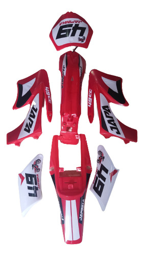 Carenagem Com Adesivo Mini Moto Cross Japinha Orion 49cc/2t