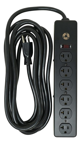 Southwire 5122 20 Amp Rated, 6 Outlet All Metal Power Strip 