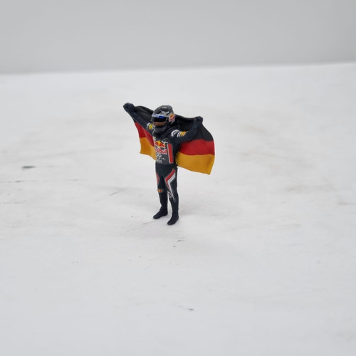 Sebastian Vettel Red Bull Con Bandera Figura 1/43