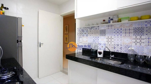 Apartamento Com 3 Dormitórios À Venda, 110 M² Por R$ 480.000,00 - Praia Mar - Rio Das Ostras/rj - Ap0154