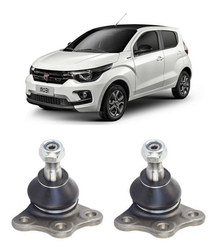 2 Pivô Da Bandeja Balança Dianteira Fiat Mobi 2017 2018 2019