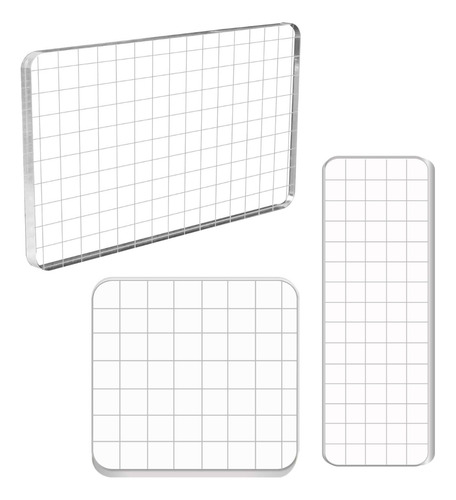 Bloques De Estampado De Acrílico Transparente, Scrapbooking