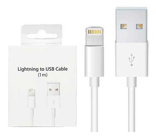 Cable Lighthing To Usb 1mt De Largo Md819 iPhone