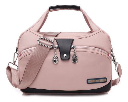 Bolso Mediano Impermeable Oxford Antipinchazos Para Mujer