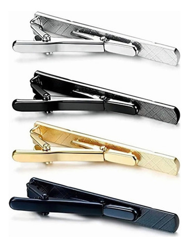 A Juego De Clips De Corbata For Boda, Negocio, 4 Piezas