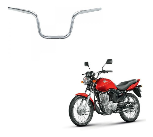 Guidon Titan 150 / 125 2009 A 2013 Modelo Original Cromado