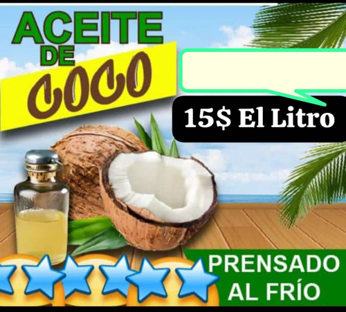 Aceite De Coco Comestible Desde 500ml