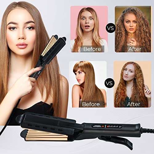 Frisador De Cabelo Para 2, Modelador De Cabelo Macio E Vo