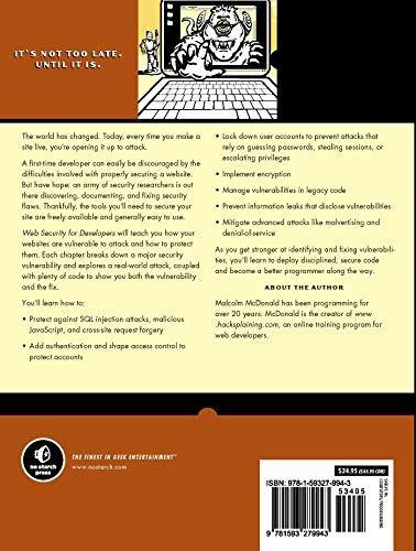 Book : Web Security For Developers Real Threats, Practical.