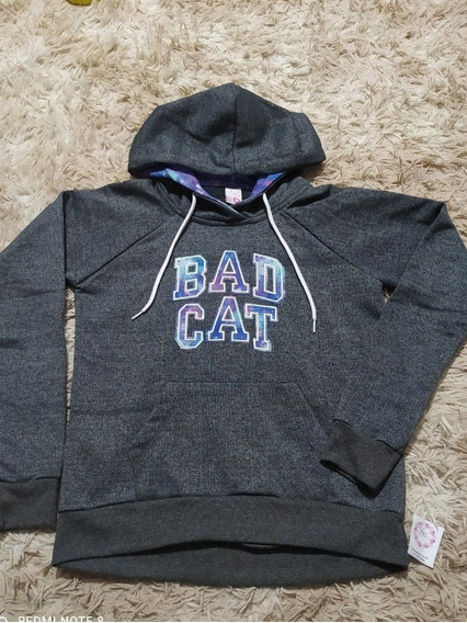 Blusa De Frio Feminina Bad Cat Com Ziper