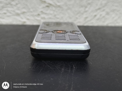 Celular Sony Ericsson W610 Retro Telcel Funciona Con Detalle Gris (Usado)