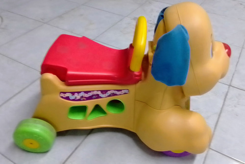 Fisher Price Perrito Andadera Bebé Luz Sonido Correpasillos Café Claro (Usado)