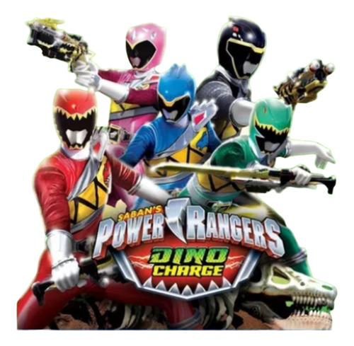 Kit Imprimible Power Rangers Dino Force Charge Promo 2x1