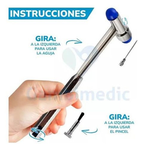 Xt Martillo Reflejos Buck Percusion Neurologico Doble Cabeza