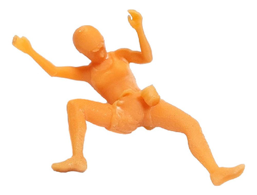 6 Figuras De Escalada En Roca 1/64, Diseño De Estilos D