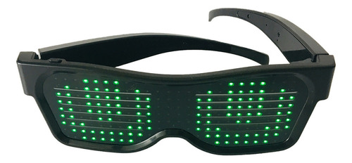 Lentes Brillantes Personalizables Bt Luz Colorido Led