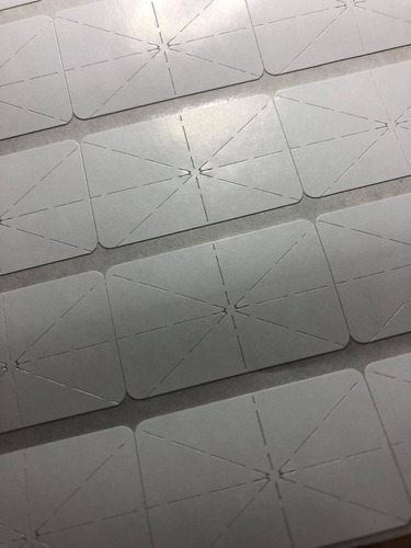 Lacre Picotado Cola Forte 34x21mm Couché 1000 Unidades