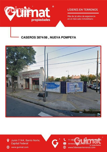 Imagen 2 de 15 de Gran Esquina De 549.93m2. Con Salida A 3 Calles! Caseros, Trole Y Chiclana, Se Toman M2!