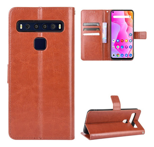 Funda De Cuero Para Tcl 10 Lite 10l Estilo De Negocio Flip