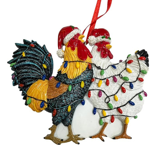 Adornos Para Arbol De Navidad De De Gallinas Y Gallinas Deco