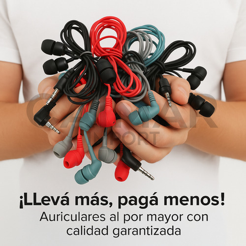 Auriculares Time Por Mayor X10 Económicos Surtidos In Ear Surtido